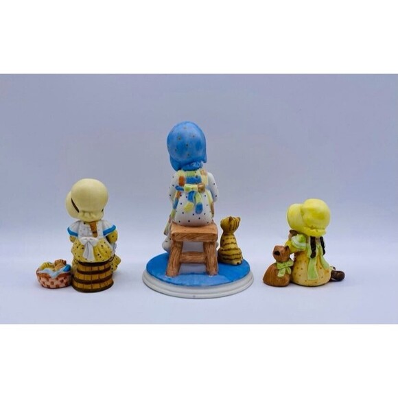 Vintage Holly Hobbie Figurines, Lot Of 3 Figurines. - Picture 2 of 16